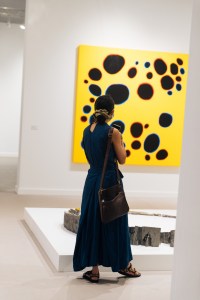 The scene at Frieze New York