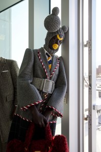Backstage at Thom Browne RTW Fall 2022
