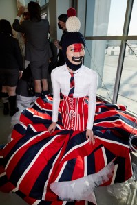 Backstage at Thom Browne RTW Fall 2022