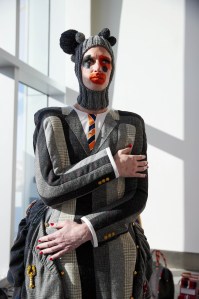 Backstage at Thom Browne RTW Fall 2022