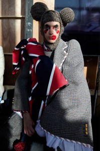 Backstage at Thom Browne RTW Fall 2022
