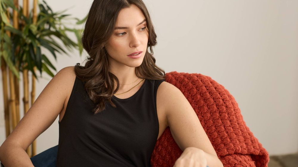 An Unbound Merino tank.