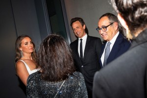 Alexi Ashe and Seth Meyers