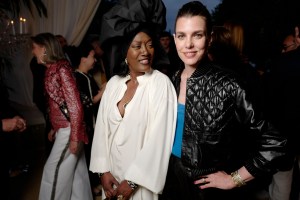 Khadja Nin and Charlotte Casiraghi