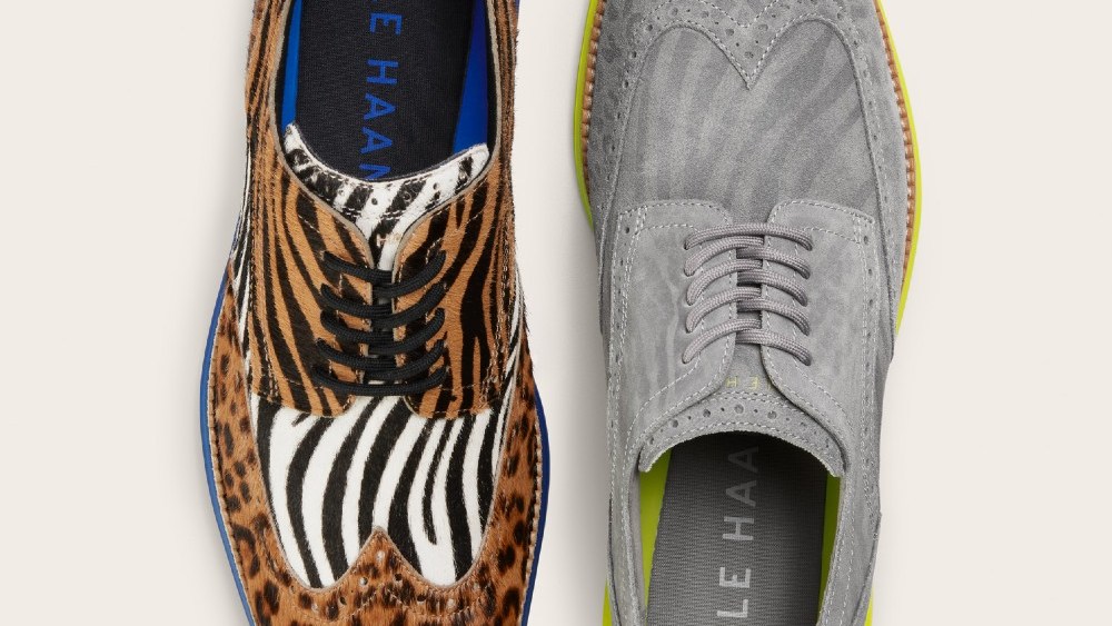Cole Haan has teamed with Atmos to create an updated version of its OriginalGrand Wingtip.