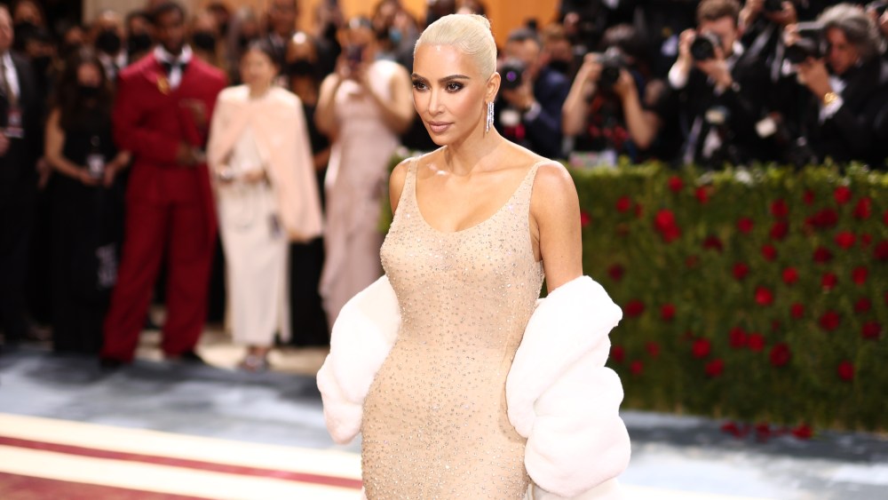 Kim Kardashian at The 2022 Met Gala celebrating In America: An Anthology of Fashion held at the The Metropolitan Museum of Art on May 2, 2022 in New York City.