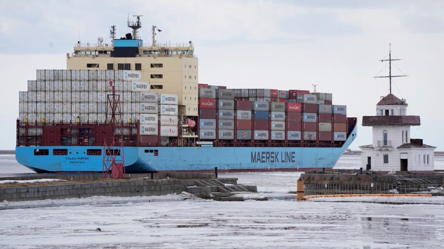 Maersk called to its last Russian port Monday as it continues to sever ties there following the attacks on Ukraine.