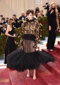 Louisa Jacobson at The 2022 Met Gala celebrating In America: An Anthology of Fashion held at the The Metropolitan Museum of Art on May 2, 2022 in New York City.
