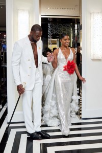 Duane Wade and Gabriela Union in Versace