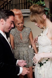 Fernando Garcia and Laura Kim with Ivy Getty