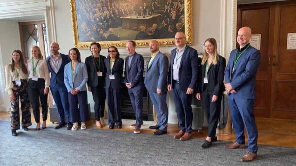 The speakers at the latest “Science & Sustainability of Beauty Masterclass,” which took place on May 5 at London's Royal Institution.