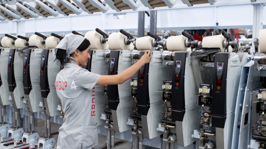 Yarn spinning mill Bakan Tex in Uzbekistan