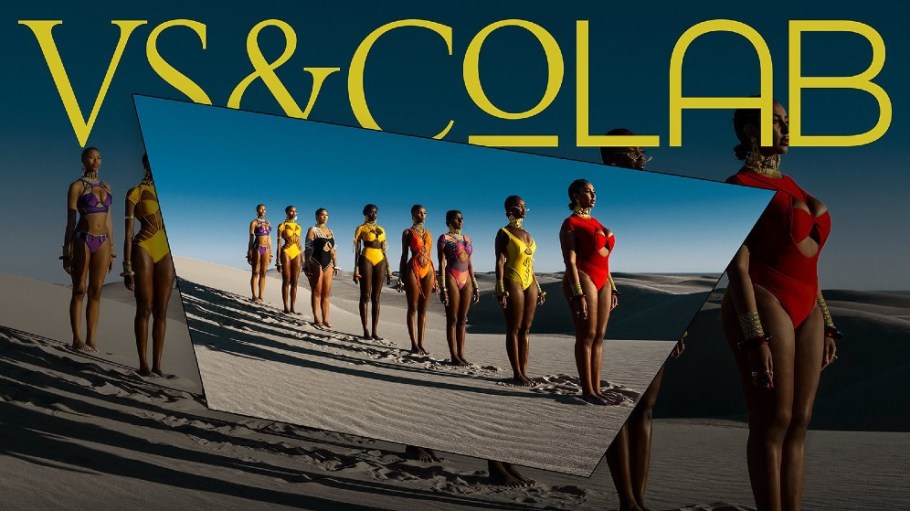 VS&Co-Lab's landing page features BFyne swimwear.