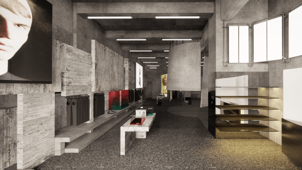 Visual illustration of Machine-A Shanghai store