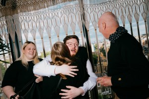 S.S. Daley celebrates his LVMH Prize win at The Standard London