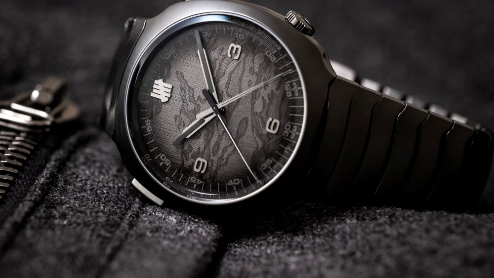 H. Moser & Cie x Undefeated's Streamliner Chronograph.
