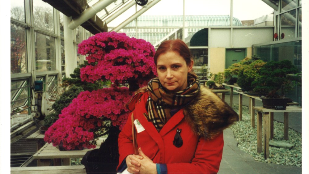 Lorna Koski at the Brooklyn Botanic Garden.