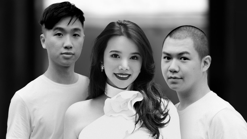 Derek Cheng and Alex Po, founders of Ponder.er with Wendy Yu