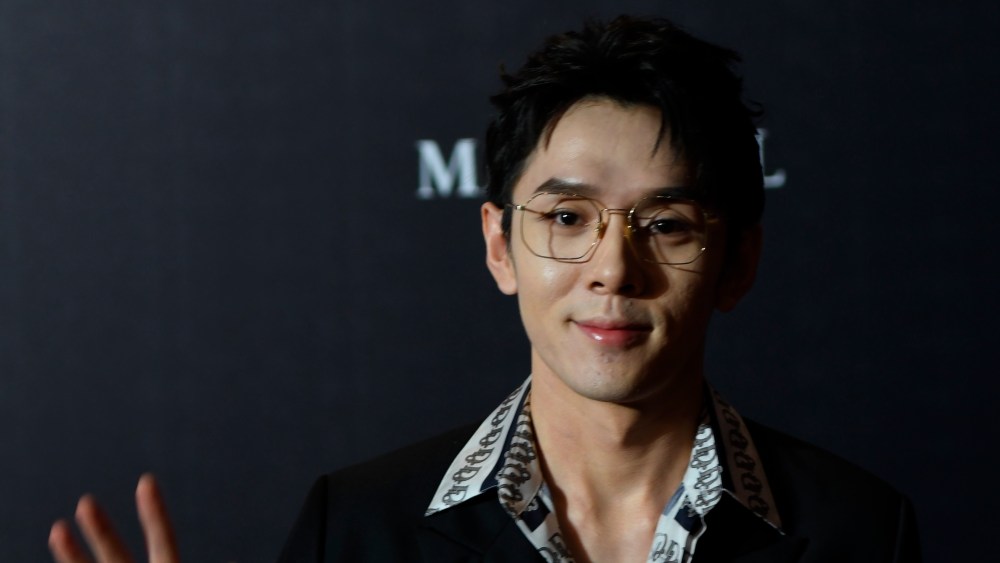 Austin Li, known as the Lipstick King in China, attends the annual gala of Esquire China.