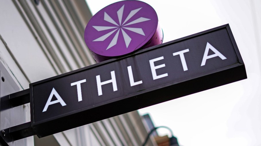 Athleta alleged that Sports Group Denmark's Athlecia logo is similar to its own pinwheel mark