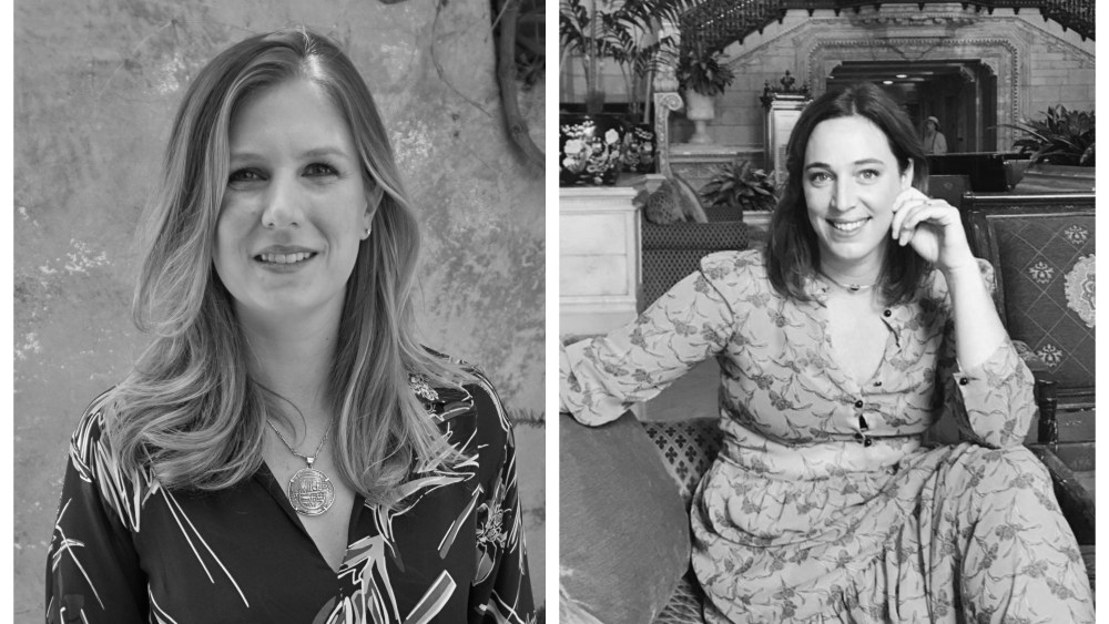 Alante Capital cofounders Leslie Harwell and Karla Mora in a black-and-white framed headshot.