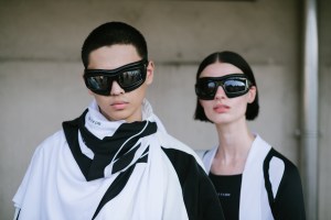 Backstage at 1017 Alyx 9SM RTW Spring 2023.