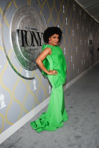 Amber Ruffin at the 75th Annual Tony Awards held at Radio City Music Hall on June 12th, 2022 in New York City.