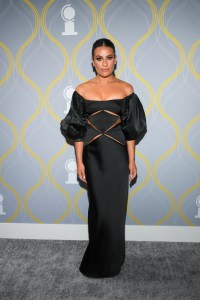 Lea Michele at the 75th Annual Tony Awards held at Radio City Music Hall on June 12th, 2022 in New York City.