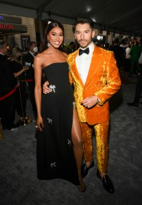 Andreia Gibau and Ian Paget at the 75th Annual Tony Awards held at Radio City Music Hall on June 12th, 2022 in New York City.