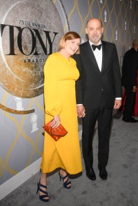 Mare Winningham and Anthony Edwards at the 75th Annual Tony Awards held at Radio City Music Hall on June 12th, 2022 in New York City.