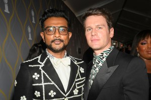 Utkarsh Ambudkar and Jonathan Groff at the 75th Annual Tony Awards held at Radio City Music Hall on June 12th, 2022 in New York City.