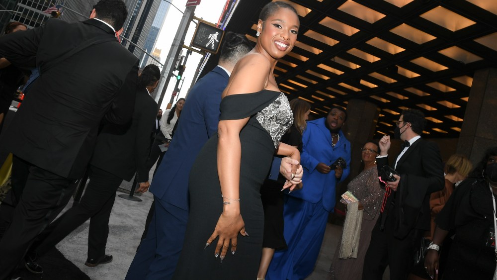 Jennifer Hudson at the 75th Annual Tony Awards held at Radio City Music Hall on June 12th, 2022 in New York City.