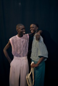 Backstage at Amiri Men’s Spring 2023