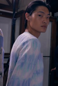 Backstage at Amiri Men’s Spring 2023