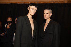 Backstage at Marc Jacobs RTW Fall 2022