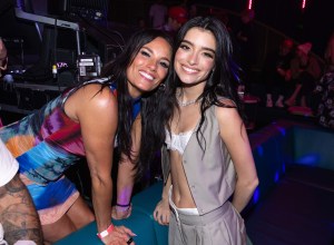 Heidi D'Amelio and Dixie D'Amelio at a celebration for Dixie D'Amelio's album "a letter to me" with a party at Nightingale on June 21, 2022 in Los Angeles, California.
