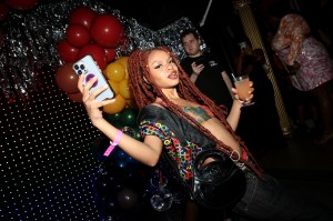 The scene at  the Coach x The Monster party.