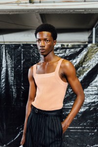 Backstage at Dries Van Noten Men’s Spring 2023