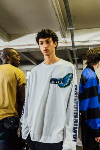 Backstage at Dries Van Noten Men’s Spring 2023