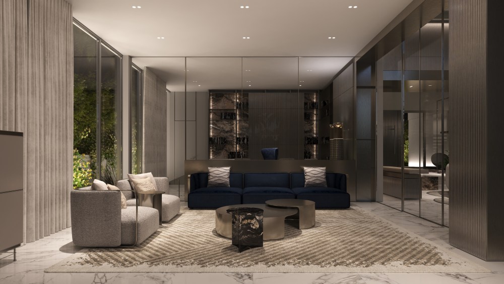 Elie Saab Maison's Imperial sofa.
