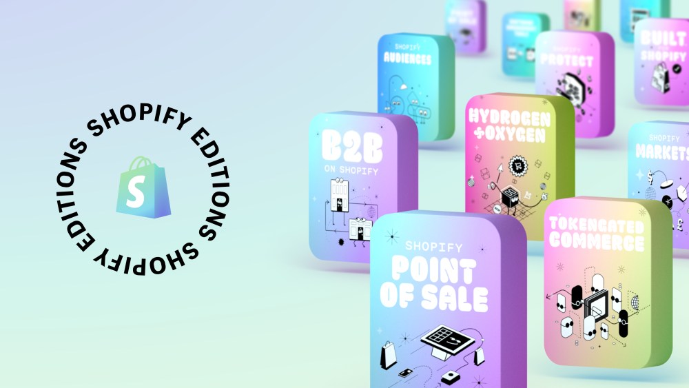 Shopify's debut of its Shopify Editions product showcase brings a raft of new features.