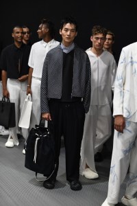 Backstage at Emporio Armani MenÕs Spring 2023