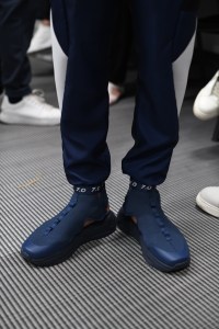 Backstage at Emporio Armani MenÕs Spring 2023
