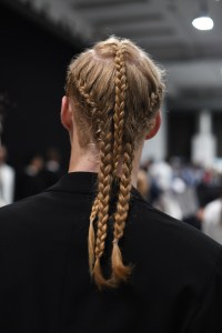 Backstage at Emporio Armani MenÕs Spring 2023