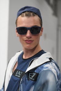 Backstage at Emporio Armani MenÕs Spring 2023