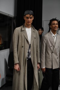 Backstage at Emporio Armani MenÕs Spring 2023
