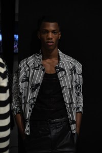 Backstage at Emporio Armani MenÕs Spring 2023