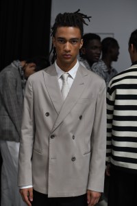 Backstage at Emporio Armani MenÕs Spring 2023