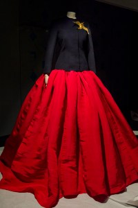 A Daniel Roseberry design for Schiaparelli worn by Lady Gaga at the inauguration of U.S. President Joe Biden.