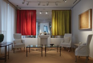 A view of the "Hubert de Givenchy - Collector" exhibition at Christie's Paris.